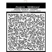Spiral Pattern Stencil - Klimt - Stamperia