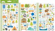 Great Outdoors Mini Icons Sticker Sheets - Doodlebug