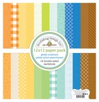Great Outdoors Petite Print 12x12 Paper Pack - Doodlebug