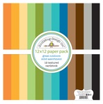 Great Outdoors Textured Cardstock 12x12 Pack - Doodlebug