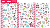 Let It Snow Mini Icon Sticker Sheets - Doodlebug