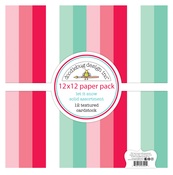 Let It Snow Textured 12x12 Paper Pack - Doodlebug