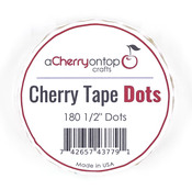 Large Pack 1/2 Inch Cherry Tape Dots - ACOT Double-Sided Adhesive Tape