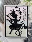 Down The Rabbit Hole - Creative Expressions Pre Cut Rubber Stamp By Paper Panda