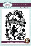 The Queen's Croquet Ground - Creative Expressions Pre Cut Rubber Stamp By Paper Panda
