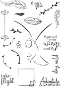Stay Wild - Creative Expressions A5 Clear Stamp Set By Bonnita Moaby