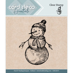 Snowman Card Deco Essentials Clear Stamp - Winter Charme - Find It Trading