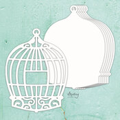 Birdcage Chipboard Album Base - Mintay Chippies - Mintay Papers