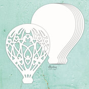 Hot Air Balloon Chipboard Album Base - Mintay Chippies - Mintay Papers
