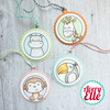 More Critter Circle Tags Clear Stamp Set - Avery Elle