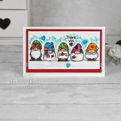 Singles Mini Gnomes - Woodware Clear Stamps 4"X6"