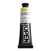 Cadmium Yellow Medium - Open Acrylic Paint 2 oz - Golden