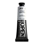 Iridescent Silver (Fine) - Open Acrylic Paint 2 oz - Golden