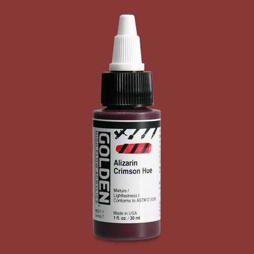 Golden > High Flow Acrylic Paint > Alizarin Crimson Hue - High Flow Acrylic  Paint 1 oz - Golden: A Cherry On Top