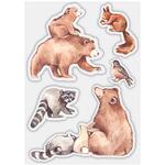 Bear In The Forest Clear Stamps - Craft Consortium