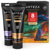 Vibrant Essentials - Metallic Acrylic Paint 4 oz - Arteza