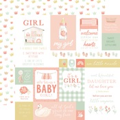 Multi Journaling Cards  Paper - It's A Girl - Echo Park