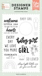 Baby Girl Stamp Set - It's A Girl - Echo Park