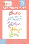 Beautiful Flowers Word Die Set - My Favorite Spring - Echo Park