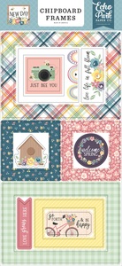 New Day 6x13 Chipboard Frames - Echo Park