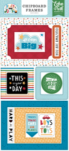 Play All Day Boy 6x13 Chipboard Frames - Echo Park