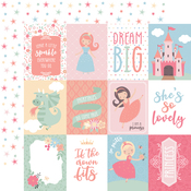 3x4 Journaling Cards Paper - Our Little Princess - Echo Park