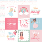 4x4 Journaling Cards Paper - Our Little Princess - Echo Park