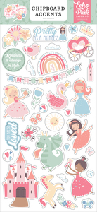 Our Little Princess 6x13 Chipboard Accents - Echo Park