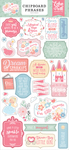 Our Little Princess 6x13 Chipboard Phrases - Echo Park - PRE ORDER
