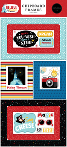Believe In Magic 6x13 Chipboard Frames - Carta Bella