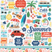 Endless Summer Element Sticker - Echo Park - PRE ORDER