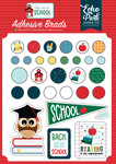 First Day of School Adhesive Brads - Echo Park - PRE ORDER