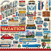 Road Trip Element Sticker - Carta Bella