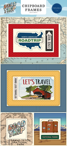 Road Trip 6x13 Chipboard Frames - Carta Bella