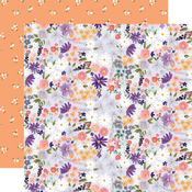Cool Small Floral Paper - Flora No. 5 - Carta Bella - PRE ORDER