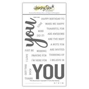 You Buzzword 4x6 Stamp Set - Honey Bee Stamps