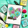 Hello Sweetheart Layering Set Of 6 6x6 Stencil - Honey Bee Stamps