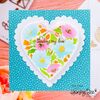 Hello Sweetheart Layering Set Of 6 6x6 Stencil - Honey Bee Stamps