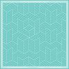 Geometric Lines Background 6x6 Stencil - Honey Bee Stamps