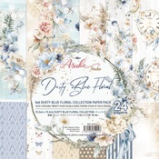 Dusty Blue Floral 6x6 Collection Pack - Asuka Studio