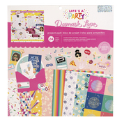 Life's A Party 12x12 Project Pad - Damask Love