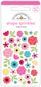 Bright Bouquet Shape Sprinkles - Doodlebug