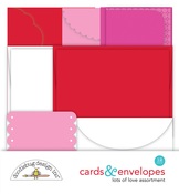 Lots Of Love Assortment Cards & Envelopes - Doodlebug