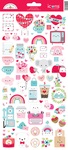 Lots Of Love Icon Stickers - Doodlebug