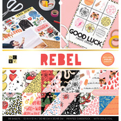 Rebel 12x12 Paper Stack - Die Cuts With A View
