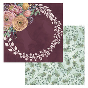Wreath Paper - Willow & Sage - Bo Bunny