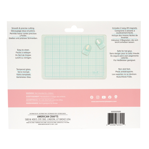 We R Memory Keepers® Magnetic Glass Mats, 3ct.