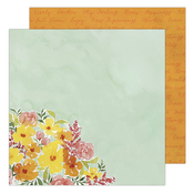 Corner Floral Paper - Antique Garden - K & Company