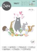 Quirky Animals Thinlits - Sizzix
