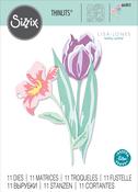 Layered Spring Flowers Thinlits - Sizzix
